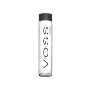 Voss Sparkling Water Glass Bottle 800ml