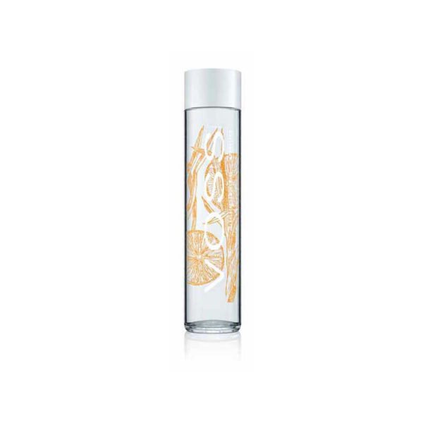 Voss Water Sparkling Tangerine Lemongrass Flavoured Water Glass Bottle 12x375ml